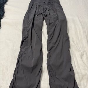 Lululemon Gray Dance Studio straight leg pants  Size 2
